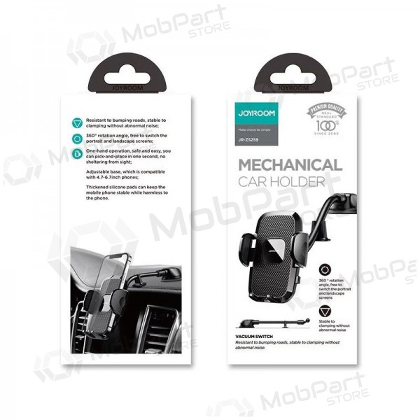 Car phone holder Joyroom JR-ZS259 (windshield) black