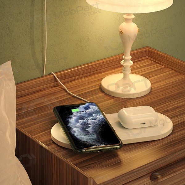Charger wireless Borofone BQ7 Prominent Dual (10W) (white)