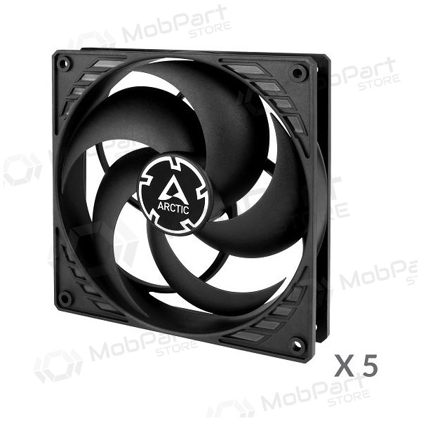 ARCTIC P14 korpuso ventiliatoriai, 3-pin, 140mm, juodi, 5 pcs. ARCTIC P14 korpuso ventiliatoriai, 3-pin, 140mm, juodi, 5 pcs.