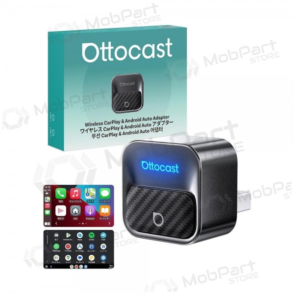 CarPlay adapter Ottocast Mini Core wireless Android Auto black