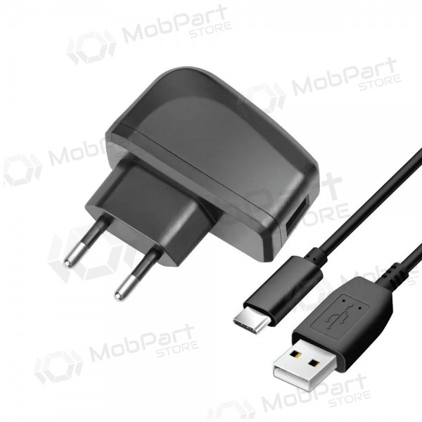 Phone charger Blue Star TFK-TC-1095B 10 W USB-A with USB-A to USB-C cable black