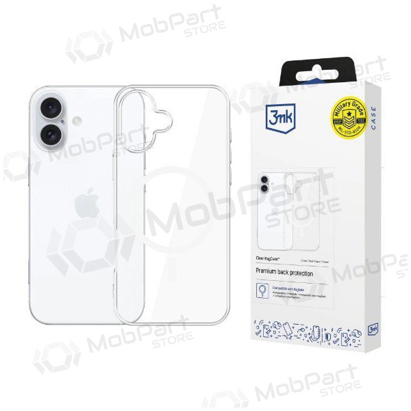Apple iPhone 16 case - 3MK Clear MagCase