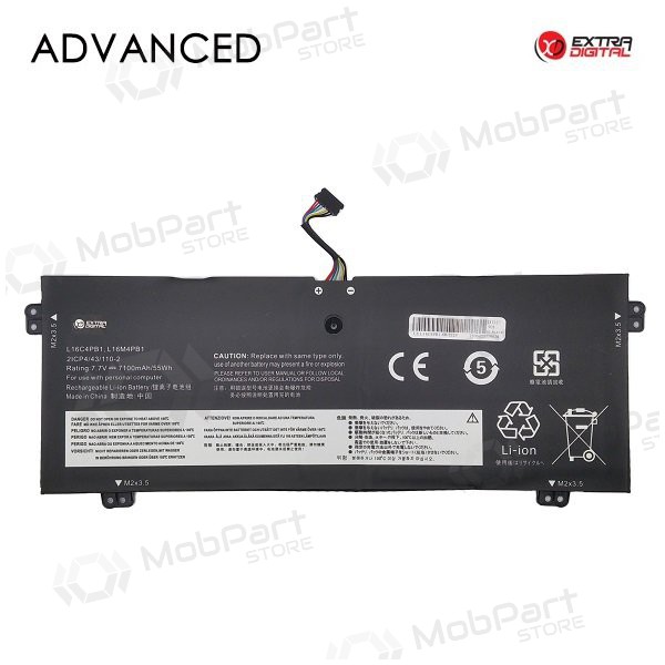 Lenovo L16C4PB1, L16M4PB1, 7100mAh laptop battery, Advanced Lenovo L16C4PB1, L16M4PB1, 7100mAh laptop battery, Advanced