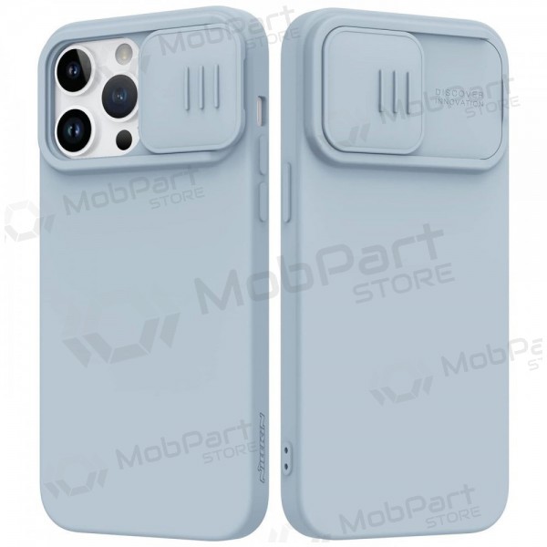 Apple iPhone 15 Pro Max case „Nillkin Silicone“ (grey) Apple iPhone 15 Pro Max case „Nillkin Silicone“ (grey)