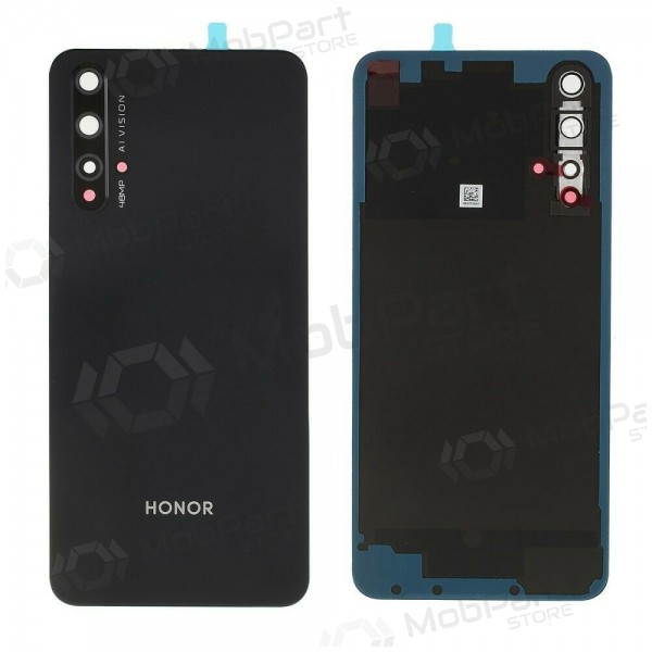 Huawei Honor 20 back / rear cover black (Midnight Black) (used grade C, original) Huawei Honor 20 back / rear cover black (Midnight Black) (used grade C, original)