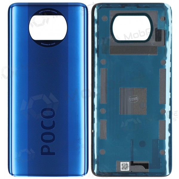 Xiaomi Poco X3 Pro / X3 / X3 NFC back / rear cover (blue) (original) (service pack) Xiaomi Poco X3 Pro / X3 / X3 NFC back / rear cover (blue) (original) (service pack)