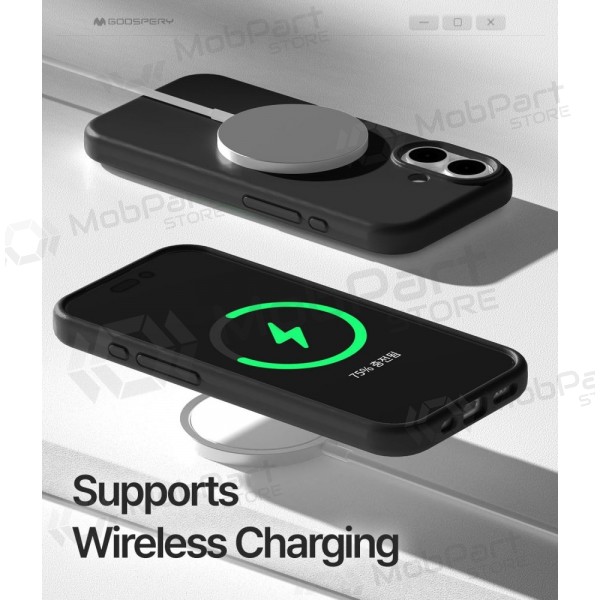 Case Mercury Pure Magsafe Silicon Case Apple iPhone 17 black
