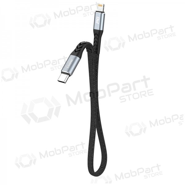 Lightning cable Dudao L10P USB-C to Lightning 0.23 m 20 W black