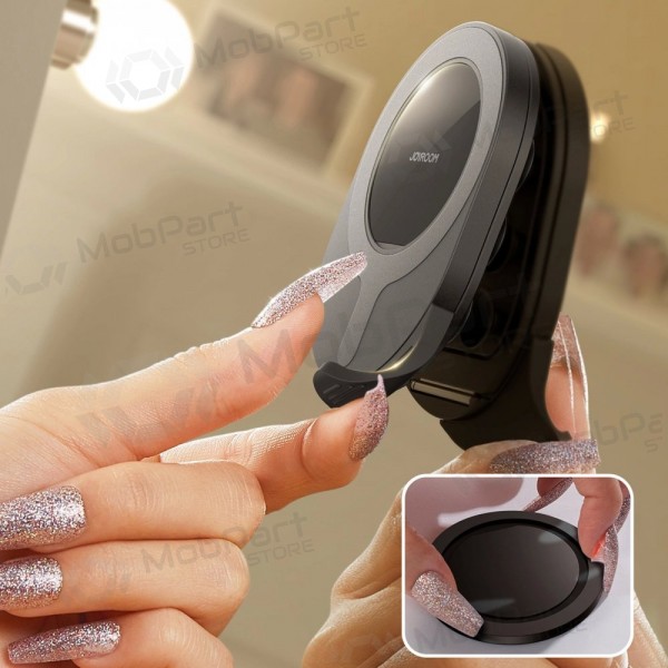 Magnetinis telefono laikiklis su siurbtukais Joyroom JR-ZS418 black