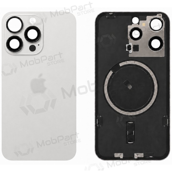 Apple iPhone 15 Pro Max back cover - (white) (Premium)