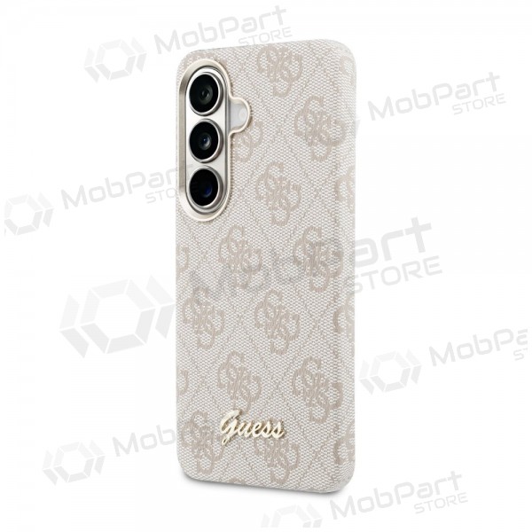 Samsung Galaxy S26 case - Guess PU 4G Script Metal Logo Magnetic (pink)