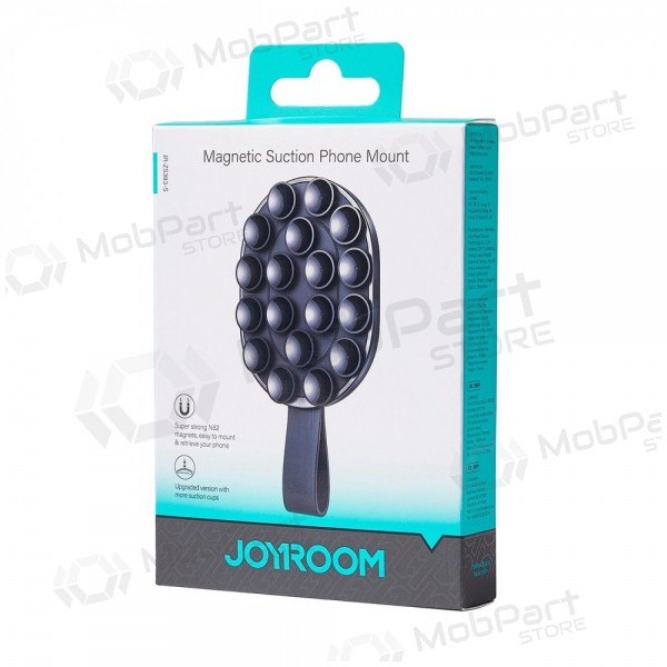 Magnetinis telefono laikiklis su siurbtukais Joyroom JR-ZS393-S black