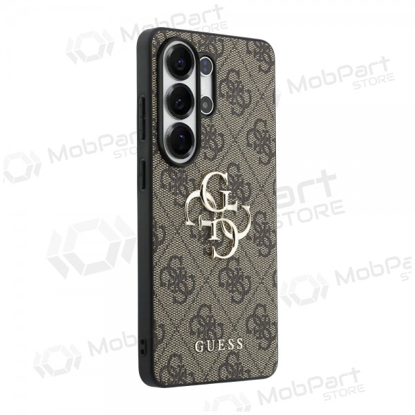 Samsung Galaxy S26 Ultra case -Guess PU 4G Metal Logo- (brown)