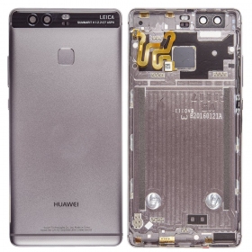 Huawei P9 back / rear cover grey (Titanium Grey) (used grade C, original)