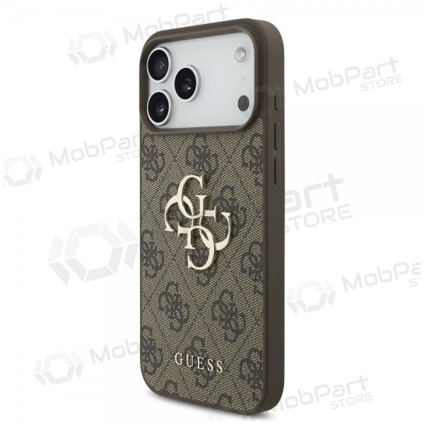 Apple iPhone 17 Pro Max case - Guess PU 4G Metal Logo (brown)