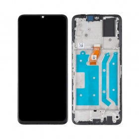 Ekranas Huawei Honor X7 su lietimui jautriu stikliuku and rėmeliu Black ORG