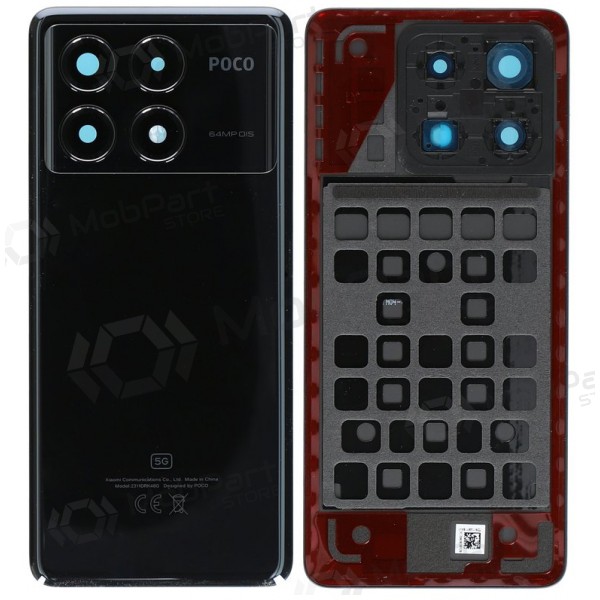 Xiaomi POCO X6 Pro 5G back cover (black) (original)