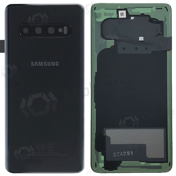 Samsung G973 Galaxy S10 back / rear cover black (Prism Black) (used grade B, original) Samsung G973 Galaxy S10 back / rear cover black (Prism Black) (used grade B, original)