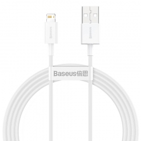 USB cable Baseus Superior Lightning 2.4A 1.5m (white) CALYS-B02