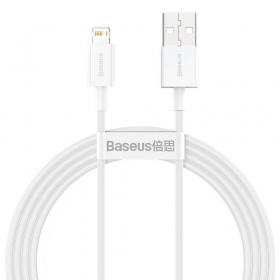 USB cable Baseus Superior Lightning 2.4A 1.5m (white) CALYS-B02