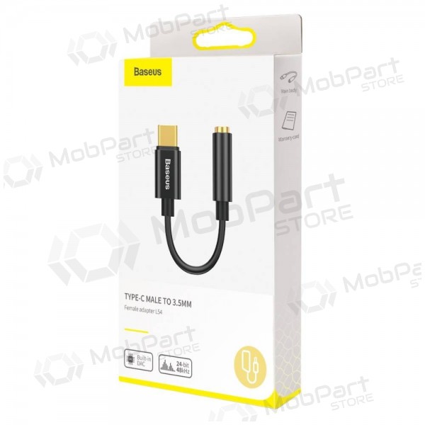 Audio adapter Baseus L54 iš Type-C į 3.5mm black CATL54-01