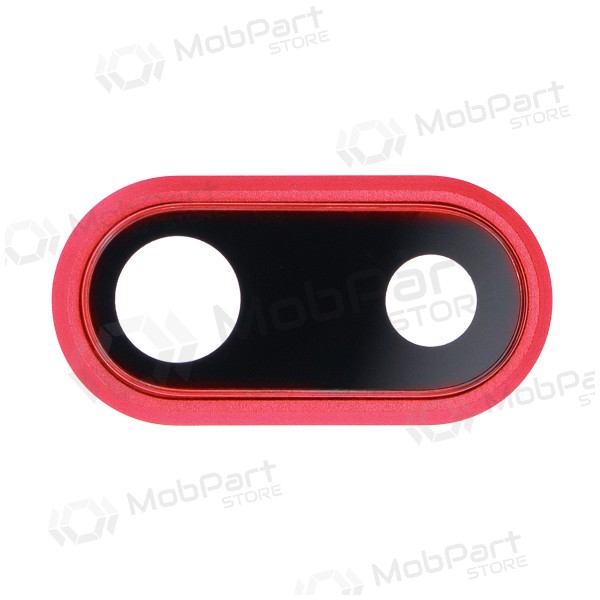 Apple iPhone 8 Plus camera glass / lens (red) (with frame) Apple iPhone 8 Plus camera glass / lens (red) (with frame)