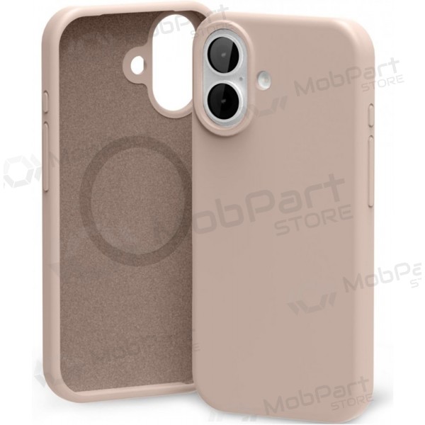 Case Mercury Pure Magsafe Silicon Case Apple iPhone 17 pink sand color