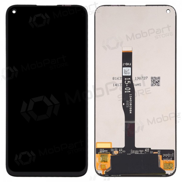 Huawei P40 Lite / Nova 6 SE / P20 Lite 2019 / Nova 5i screen (black) - Premium Huawei P40 Lite / Nova 6 SE / P20 Lite 2019 / Nova 5i screen (black) - Premium