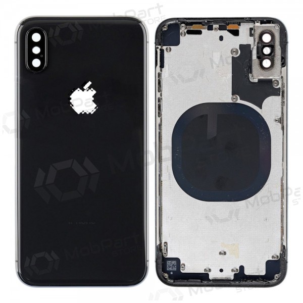 Apple iPhone X back / rear cover (Space Gray) (used grade C, original) Apple iPhone X back / rear cover (Space Gray) (used grade C, original)