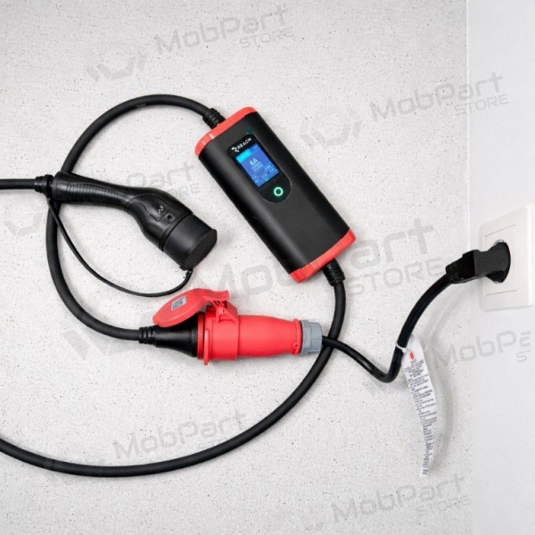 Adapter Reach CEE 16A 400 V to 220 V Schuko black