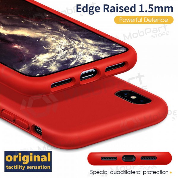 Apple iPhone 12 Pro Max case - Liquid Silicone - 1.5mm (red)