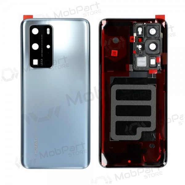 Huawei P40 Pro back / rear cover silver (Silver Frost) (used grade A, original)