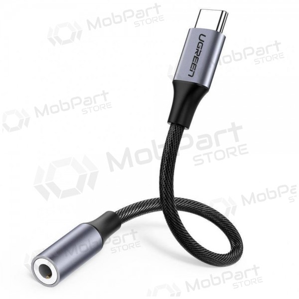 Audio adapter Ugreen AV161 USB-C to 3.5 mm gray