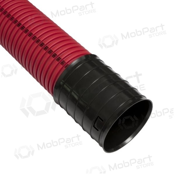 Red corrugated conduit D50 / d42 with wire Pipelife (halogen-free, 750N/5cm, 6m)
