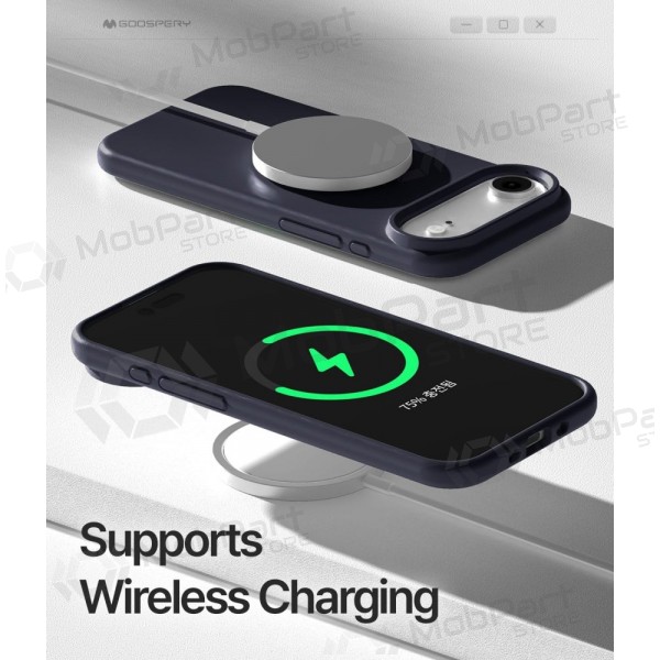 Apple iPhone Air case Mercury "Pure Magsafe Silicon Case" (dark blue)