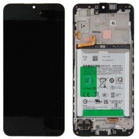 Samsung Galaxy A16 5G screen (black) (with frame and battery) (original)