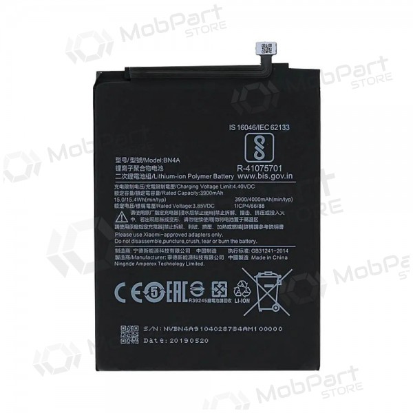 Xiaomi Redmi Note 7 battery, akumuliatorius (BN4A) (original) Xiaomi Redmi Note 7 battery, akumuliatorius (BN4A) (original)