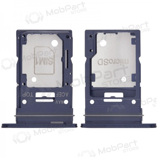 Samsung Galaxy A35 5G SIM card holder (dark blue) (original)