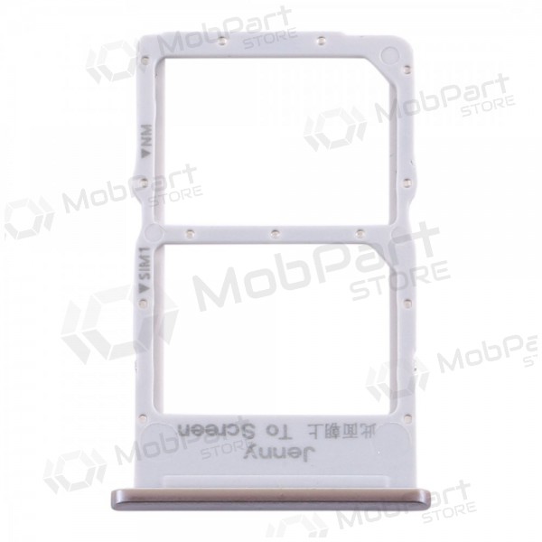 Huawei P40 Lite SIM card holder (Light Pink / Blue)