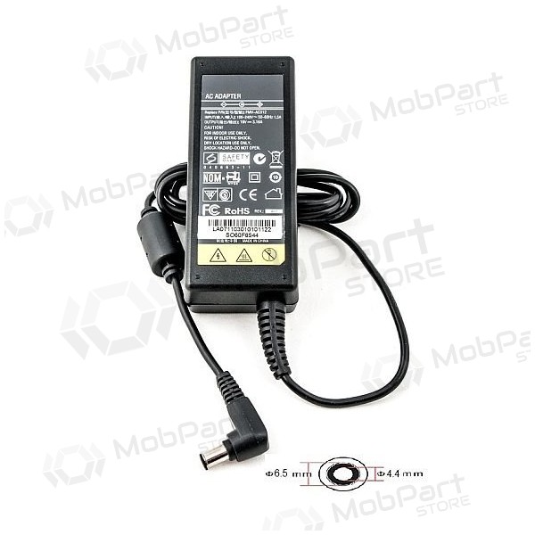 SONY 60W: 19V, 3.16A laptop charger