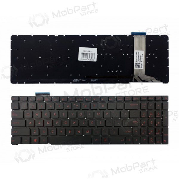 ASUS: G551, G551J, G552 keyboard (with lighting) ASUS: G551, G551J, G552 keyboard (with lighting)