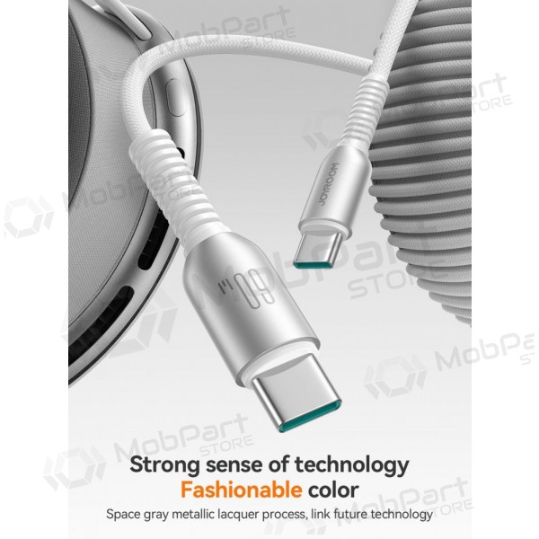 USB cable Joyroom S-A51 USB-C to USB-C 60W 1.2m grey