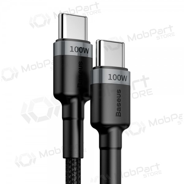 USB cable Baseus Cafule PD100W Type-C 2.0m grey-black CATKLF-ALG1