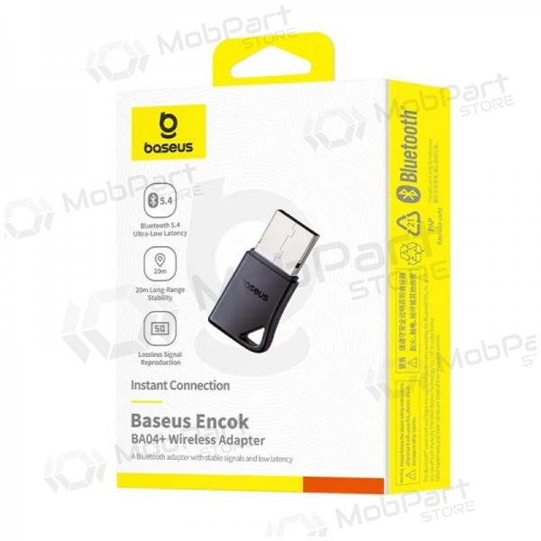 Bluetooth adapter Baseus BA04+ Bluetooth 5.4 black A10082600121-00