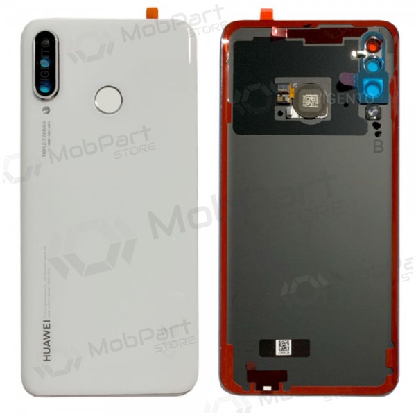 Huawei P30 Lite / P30 Lite New Edition 2020 48MP back / rear cover white (Pearl White) (used grade A, original)