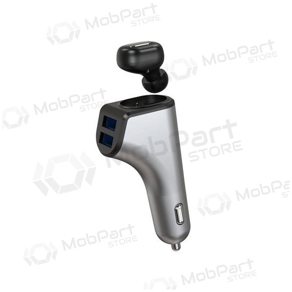 Car charger Platinet + Bluetooth ausinė