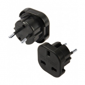 Adapter UK to EUR black
