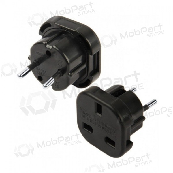 Adapter UK to EUR black