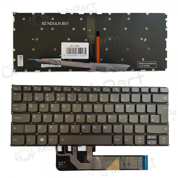 Lenovo Yoga 730-13IKB, 730-15IKB keyboard (UK) (with lighting) Lenovo Yoga 730-13IKB, 730-15IKB keyboard (UK) (with lighting)