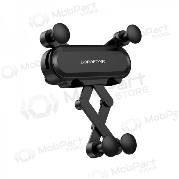 Automobilinis Universal telefono laikiklis Borofone BH19 tvirtinamas ant ventiliacijos grotelių, black